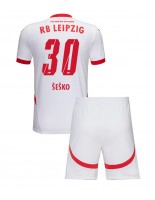 RB Leipzig Benjamin Sesko #30 Kotipaita Lasten 2024-25 Lyhythihainen (+ shortsit)